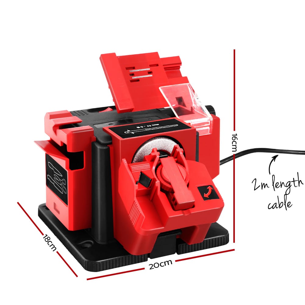 Giantz Tools > Power Tools > Chainsaws Giantz Tool Sharpener Electric Drill Bit Knife Scissor Chisel Planer Grinder