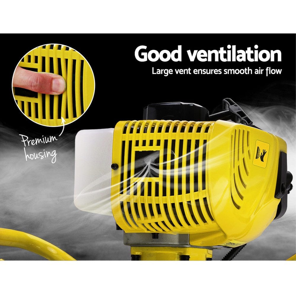 Giantz Tools > Power Tools > Outdoor Power Equipment Giantz 80CC Post Hole Digger Motor Only Petrol Engine Yellow