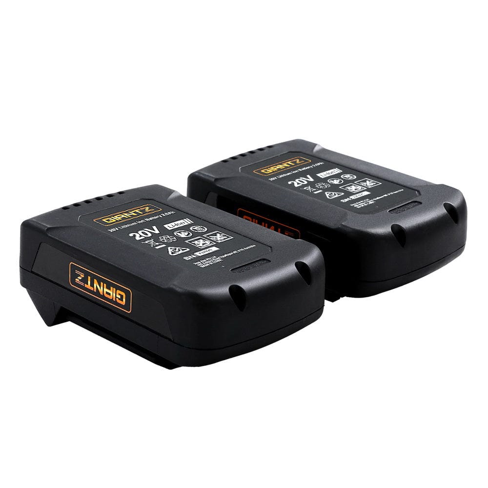 Giantz Tools > Power Tools > Outdoor Power Equipment Giantz Lawn Mower 40V Battery Only Cordless 20V x2 Fits LI37