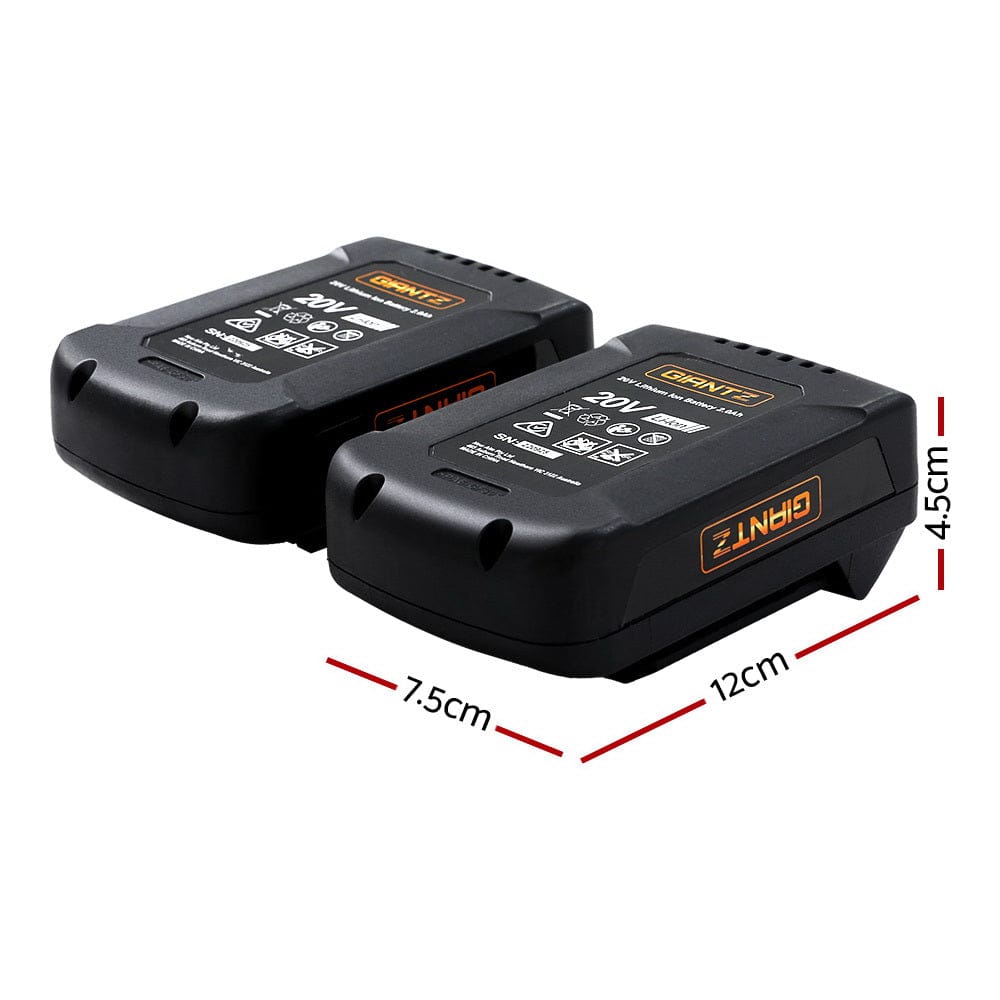 Giantz Tools > Power Tools > Outdoor Power Equipment Giantz Lawn Mower 80V Battery Only Cordless 40V x2 Fits LI37