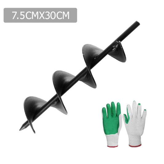 Giantz Tools > Power Tools > Outdoor Power Equipment GIANTZ Power Garden Auger Small Earth Planter 75 X 300MM Black