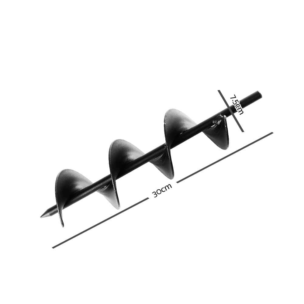 Giantz Tools > Power Tools > Outdoor Power Equipment GIANTZ Power Garden Auger Small Earth Planter 75 X 300MM Black