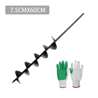 Giantz Tools > Power Tools > Outdoor Power Equipment GIANTZ Power Garden Auger Small Earth Planter 75 X 600MM Black