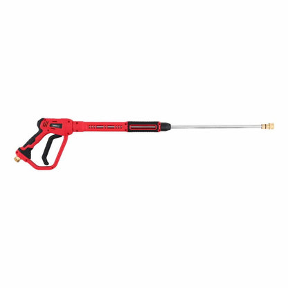Giantz Tools > Power Tools > Outdoor Power Equipment Giantz Pressure Washer Gun Short Trigger 4000PSI M22-14 1/4 Inch 5 Nozzles Red