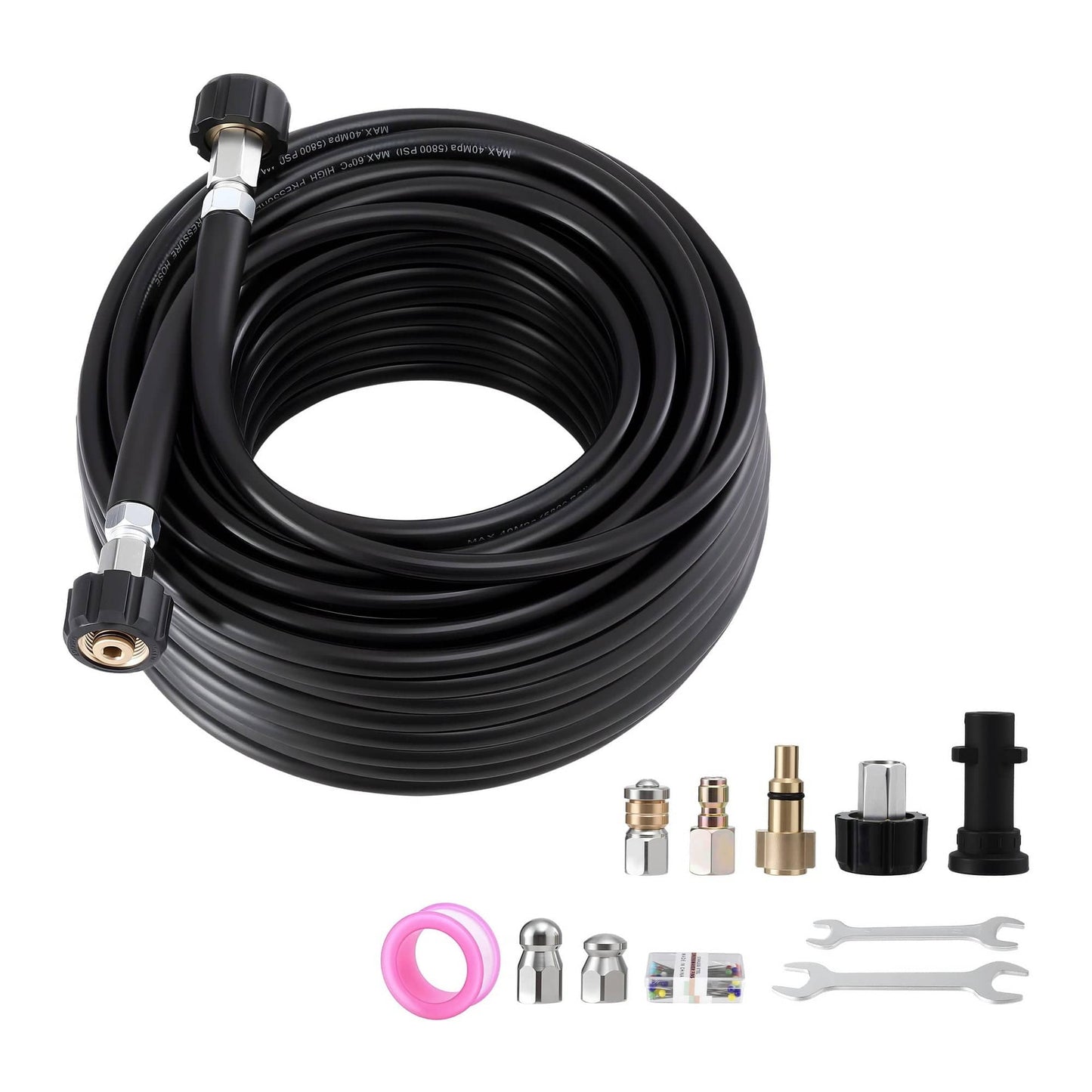Giantz Tools > Power Tools > Outdoor Power Equipment Giantz Pressure Washer Hose 30M 5800PSI Power Replacement Extension 1/4'' Quick Connect