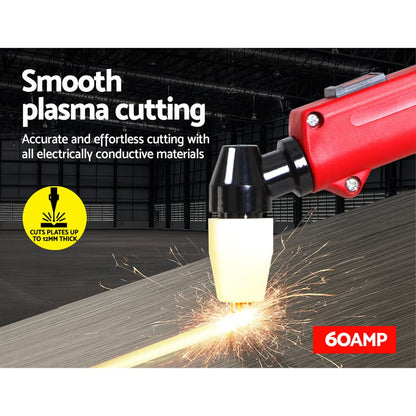 Giantz Tools > Power Tools > Welding Guns & Plasma Cutters Giantz 60 Amp Inverter Welder Cutter Gas DC iGBT Welding Machine Portable