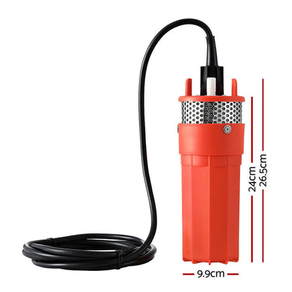 Giantz Tools > Pumps > Irrigation Pumps Giantz Submersible Solar Water Pump 24V 70M Head Deep Well Bore Self-priming