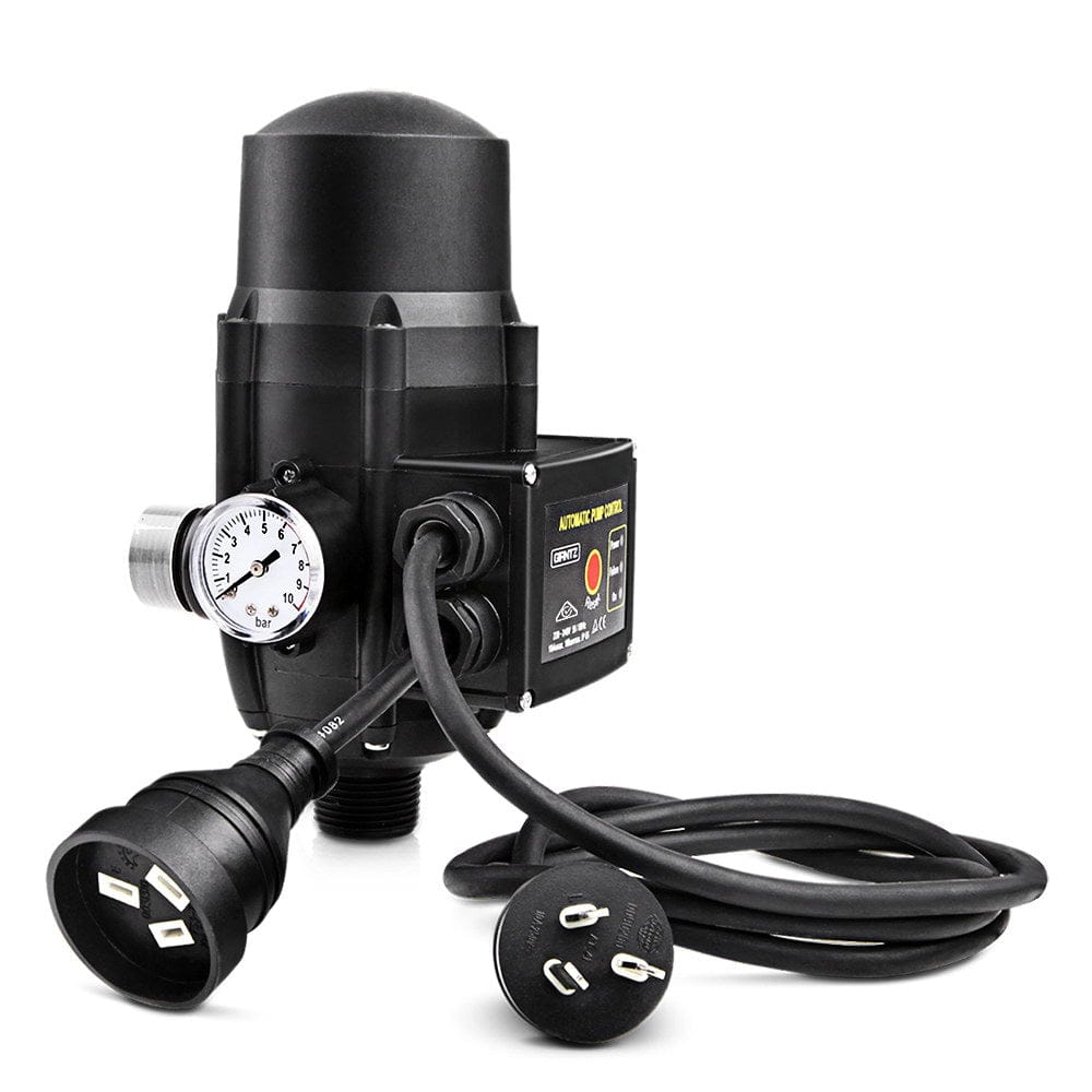 Giantz Tools > Pumps > Irrigation Pumps Giantz Water Pressure Pump Controller Auto Switch Control Electric Electronic Black