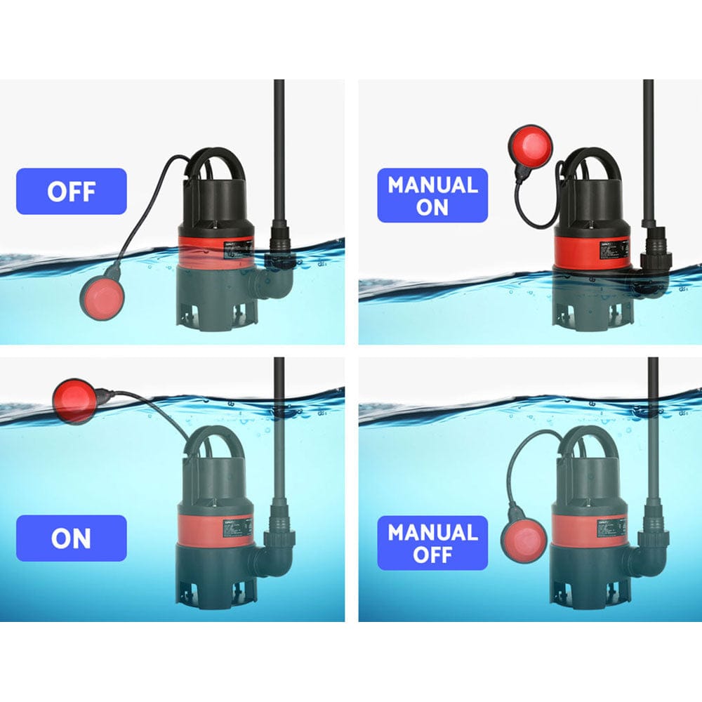 Giantz Tools > Pumps > Sewage Pumps Giantz 750W Water Pump Dirty Submersible Sump Swim Pool Flooding Pond Clean
