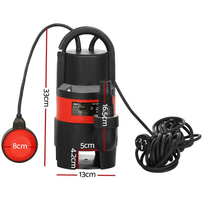 Giantz Tools > Pumps > Sewage Pumps Giantz 750W Water Pump Dirty Submersible Sump Swim Pool Flooding Pond Clean