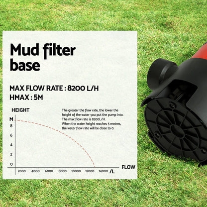 Giantz Tools > Pumps > Sewage Pumps Giantz Garden Submersible Pump 400W Dirty Water Bore Tank Well Steel Sewerage