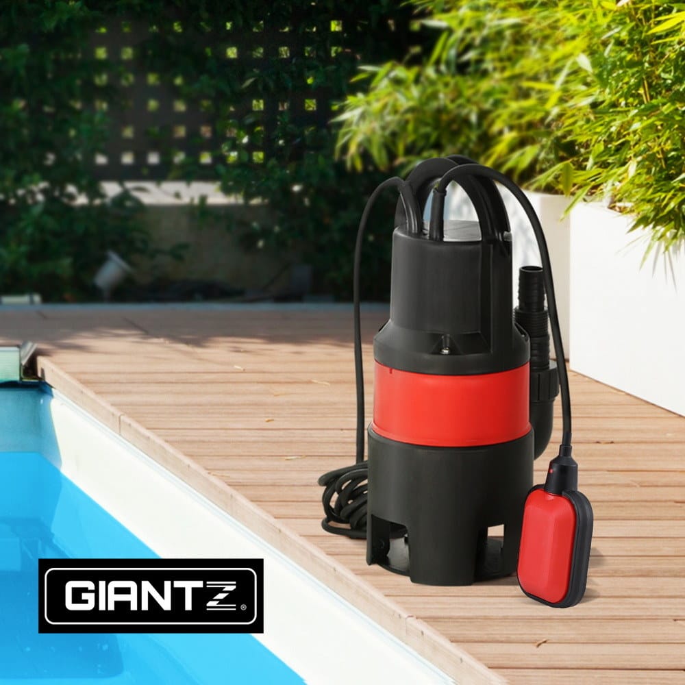 Giantz Tools > Pumps > Sewage Pumps Giantz Garden Submersible Pump 550W Dirty Water Bore Tank Well Steel Sewerage