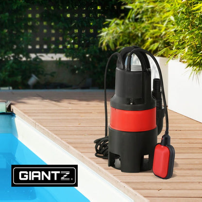 Giantz Tools > Pumps > Sewage Pumps Giantz Garden Submersible Pump 550W Dirty Water Bore Tank Well Steel Sewerage
