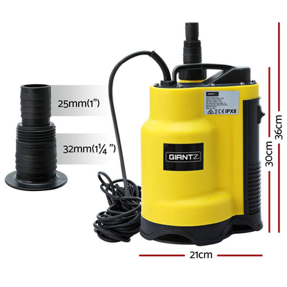 Giantz Tools > Pumps > Sewage Pumps Giantz Garden Water Submersible Pump 400W Dirty Bore Sewerage Tank Well Steel