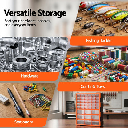 Giantz Tools > Tools Storage > Tool Boxes Giantz 39-Drawer Tool Storage Cabinet Anti-Drop Hardware Organizer