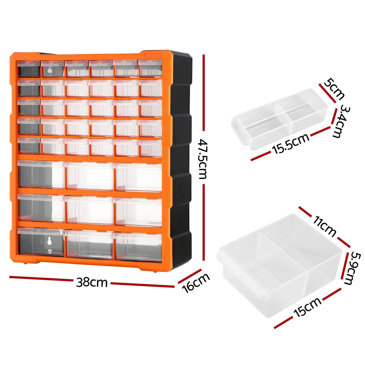 Giantz Tools > Tools Storage > Tool Boxes Giantz 39-Drawer Tool Storage Cabinet Anti-Drop Hardware Organizer