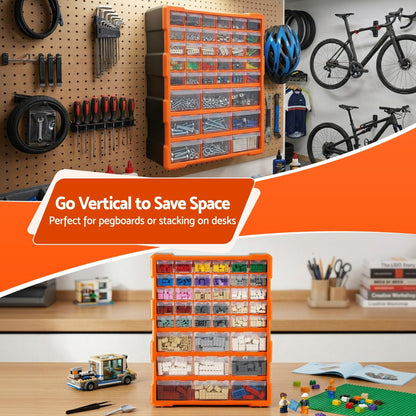 Giantz Tools > Tools Storage > Tool Boxes Giantz 39-Drawer Tool Storage Cabinet Anti-Drop Hardware Organizer