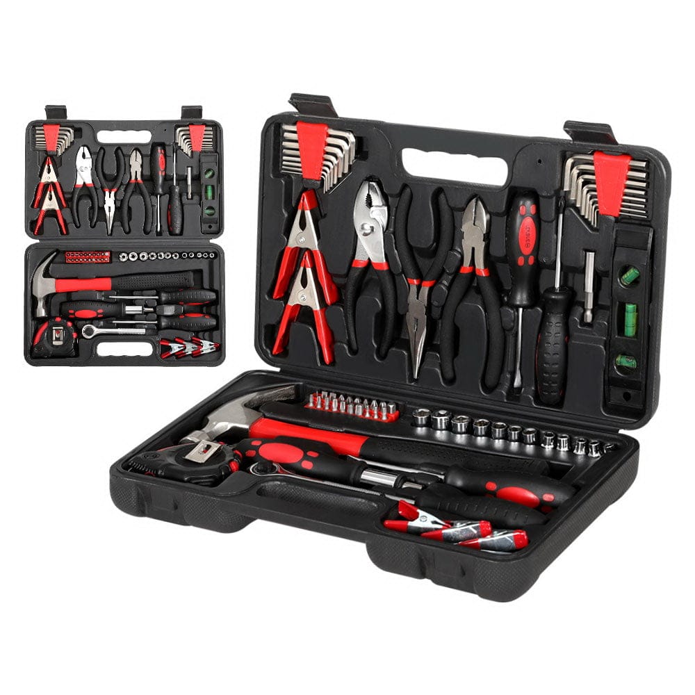 Giantz Tools > Tools Storage > Tool Boxes Giantz 70pcs Tool Kit Set Box Household Toolbox Repair Hard Case Black