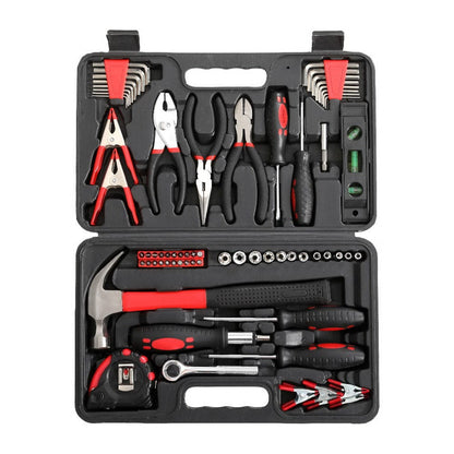 Giantz Tools > Tools Storage > Tool Boxes Giantz 70pcs Tool Kit Set Box Household Toolbox Repair Hard Case Black