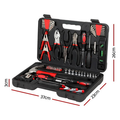 Giantz Tools > Tools Storage > Tool Boxes Giantz 70pcs Tool Kit Set Box Household Toolbox Repair Hard Case Black