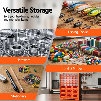 Giantz Tools > Tools Storage > Tool Boxes Giantz Tool Organizer 39-Drawer Hardware Cabinet Screw Storage Box Anti-Drop