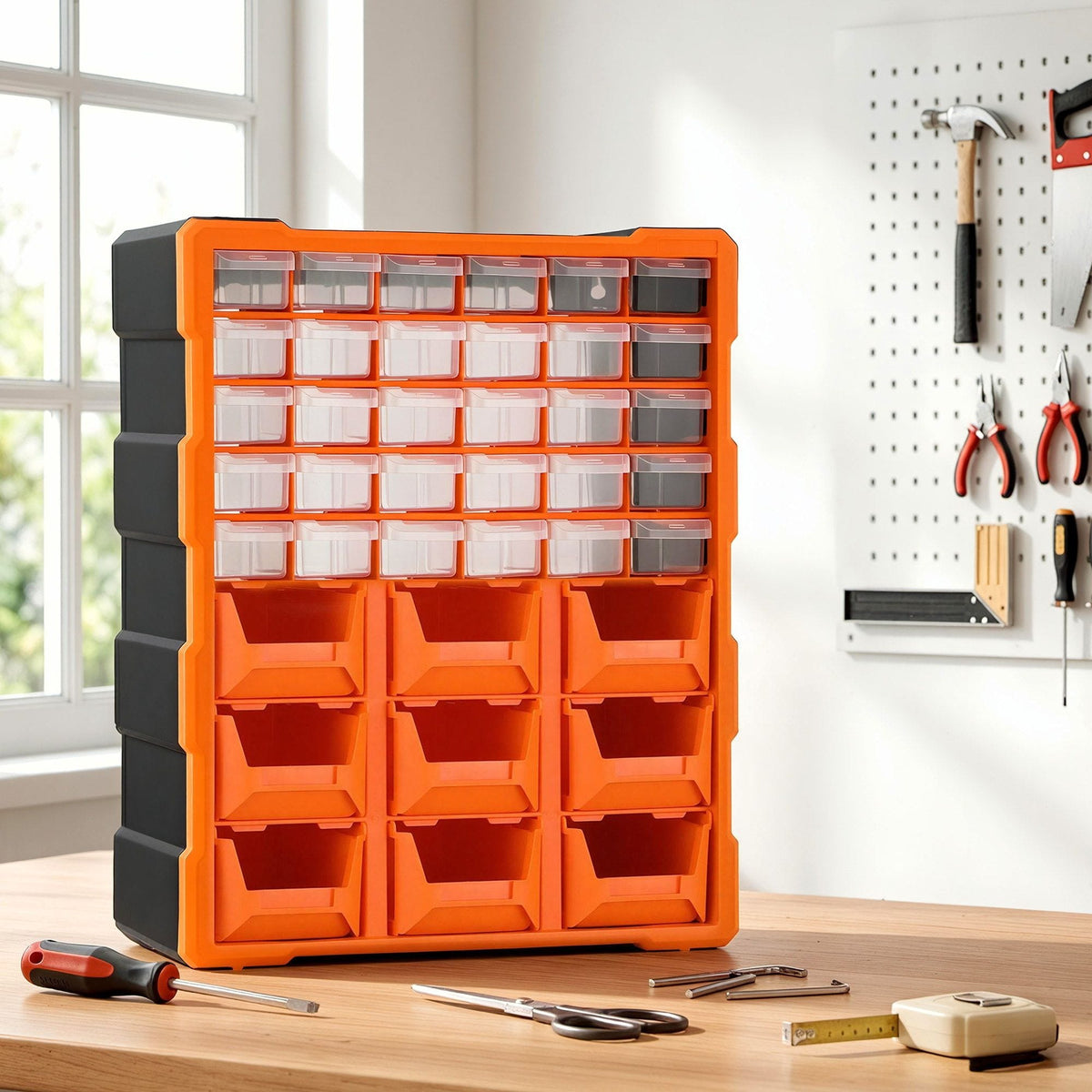Giantz Tools > Tools Storage > Tool Boxes Giantz Tool Organizer 39-Drawer Hardware Cabinet Screw Storage Box Anti-Drop
