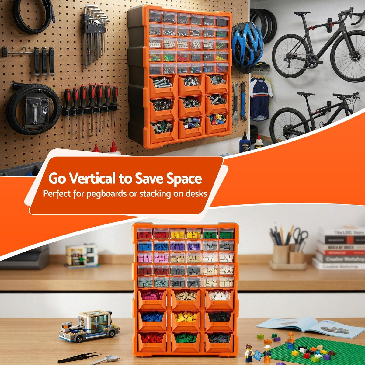 Giantz Tools > Tools Storage > Tool Boxes Giantz Tool Organizer 39-Drawer Hardware Cabinet Screw Storage Box Anti-Drop