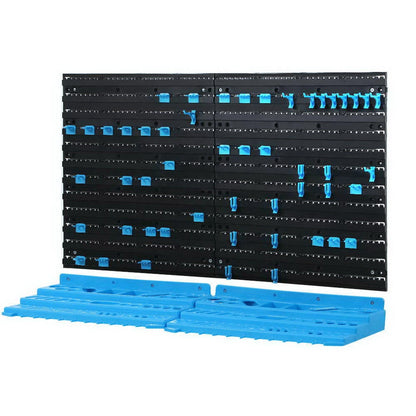 Giantz Tools > Tools Storage > Wall Storage Racks Giantz 54 Storage Bin Rack Wall Mounted Tools