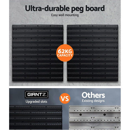 Giantz Tools > Tools Storage > Wall Storage Racks Giantz 54 Storage Bin Rack Wall Mounted Tools