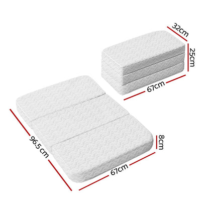 Giselle Baby & Kids > Baby & Kids Others > Baby & Toddler Clothing Giselle Bedding Foldable Mattress Folding Foam Cot Bed Cool Gel