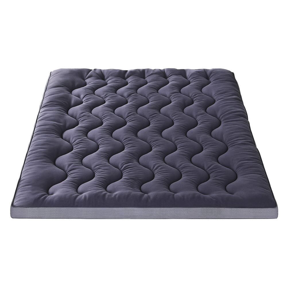 Giselle Furniture > Mattresses > Mattress Toppers Giselle 5cm Mattress Topper Pillowtop toppers Bamboo Charcoal Queen