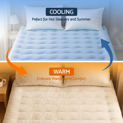 Giselle Furniture > Mattresses > Mattress Toppers Giselle 5cm Mattress Topper Pillowtop toppers Double-Sided Double