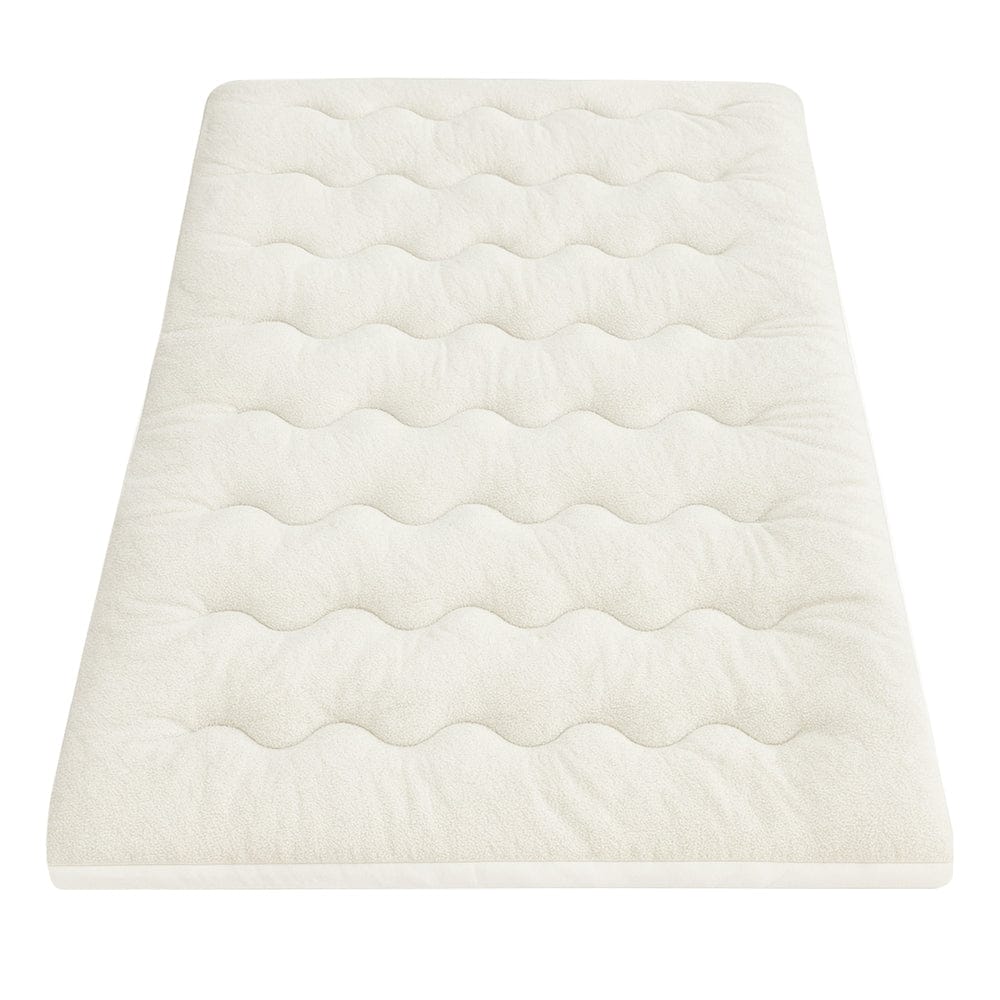 Giselle Furniture > Mattresses > Mattress Toppers Giselle 5cm Mattress Topper Pillowtop toppers Double-Sided King Single