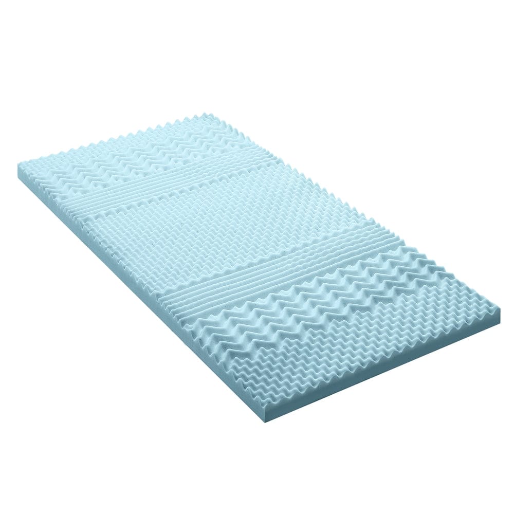 Giselle Furniture > Mattresses > Mattress Toppers Giselle Bedding 5cm Memory Foam Mattress Topper 7-Zone King Single