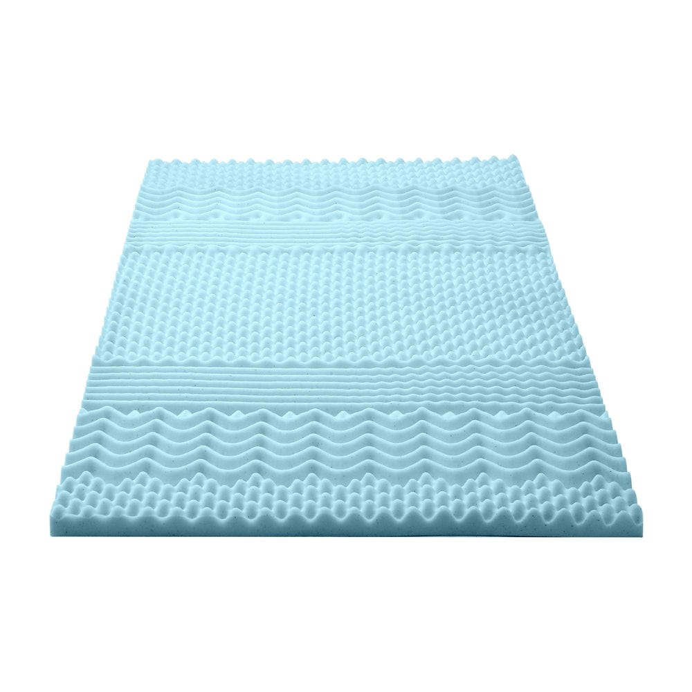 Giselle Furniture > Mattresses > Mattress Toppers Giselle Bedding 5cm Memory Foam Mattress Topper 7-Zone King Single