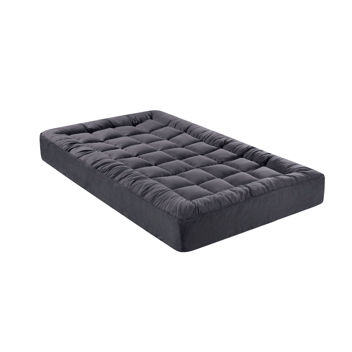 Giselle Furniture > Mattresses > Mattress Toppers Giselle Bedding Bamboo Charcoal Filling Pillowtop Topper 1000GSM 5cm Thick Pillowtop Pad for Back Pain Relief Washable with 45cm Deep Pocket King Single