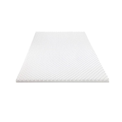 Giselle Furniture > Mattresses > Mattress Toppers Giselle Bedding Foam Mattress Topper Egg Crate 5cm Double