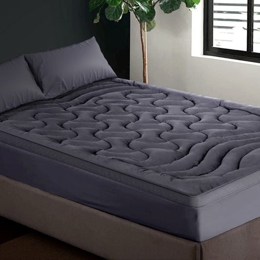 Giselle Furniture > Mattresses > Mattress Toppers Giselle Bedding Mattress Topper Pillowtop 3-Zone King