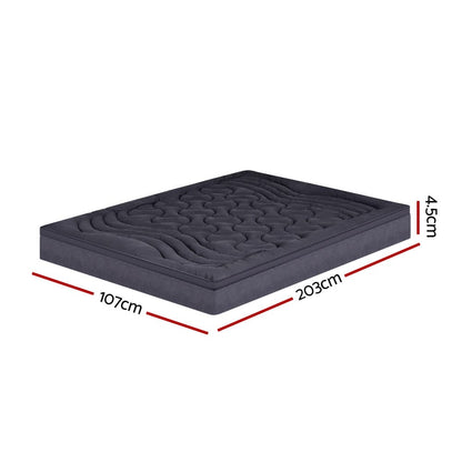 Giselle Furniture > Mattresses > Mattress Toppers Giselle Bedding Mattress Topper Pillowtop 3-Zone King Single