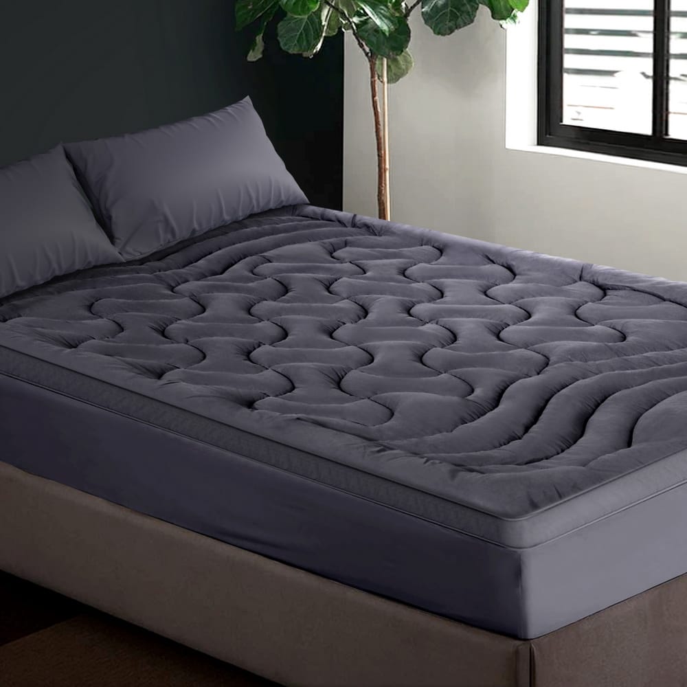 Giselle Furniture > Mattresses > Mattress Toppers Giselle Bedding Mattress Topper Pillowtop 3-Zone Queen