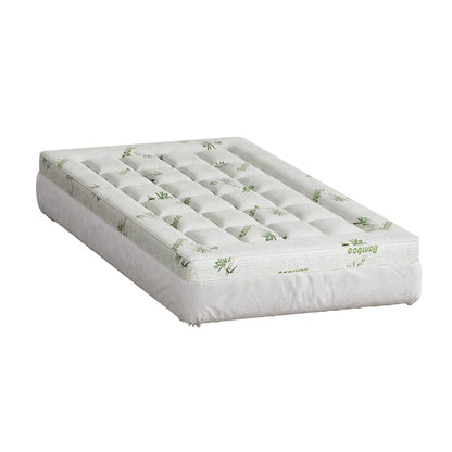 Giselle Furniture > Mattresses > Mattress Toppers Giselle Bedding Mattress Topper Pillowtop Bamboo 7.5cm Single