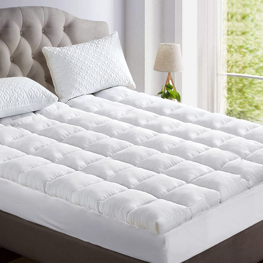 Giselle Furniture > Mattresses > Mattress Toppers Giselle Bedding Mattress Topper Pillowtop Bamboo King