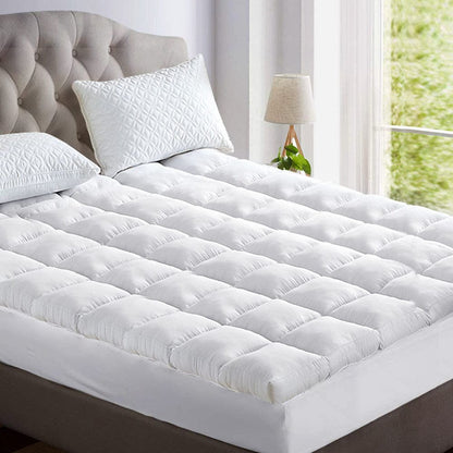 Giselle Furniture > Mattresses > Mattress Toppers Giselle Bedding Mattress Topper Pillowtop Bamboo King