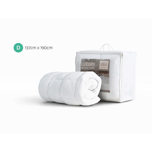 Giselle Furniture > Mattresses > Mattress Toppers Giselle Bedding Mattress Topper Pillowtop - Double