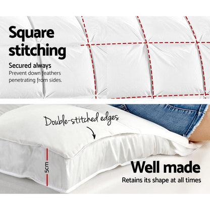 Giselle Furniture > Mattresses > Mattress Toppers Giselle Bedding Mattress Topper Pillowtop Protector Pad Double