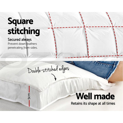Giselle Furniture > Mattresses > Mattress Toppers Giselle Bedding Mattress Topper Pillowtop Protector Pad Single