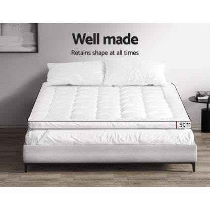 Giselle Furniture > Mattresses > Mattress Toppers Giselle Bedding Mattress Topper Pillowtop - Queen