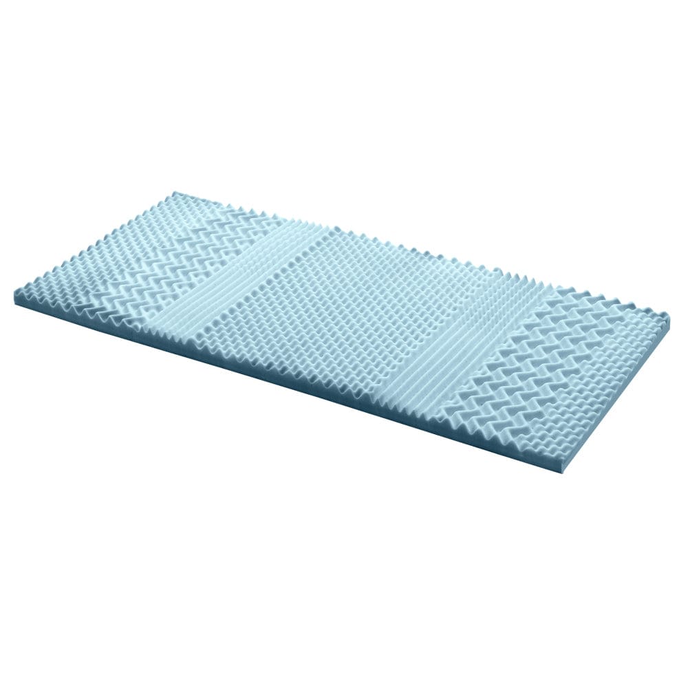 Giselle Furniture > Mattresses > Mattress Toppers Giselle Bedding Memory Foam Mattress Topper 7-Zone 5cm Single