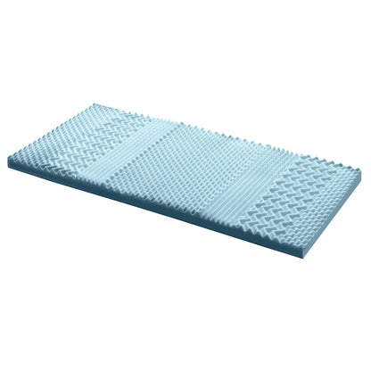 Giselle Furniture > Mattresses > Mattress Toppers Giselle Bedding Memory Foam Mattress Topper 7-Zone 8cm Single