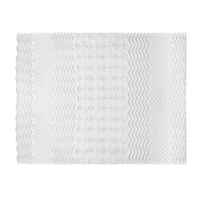 Giselle Furniture > Mattresses > Mattress Toppers Giselle Bedding Memory Foam Mattress Topper 7-Zone Airflow Pad 8cm Single White